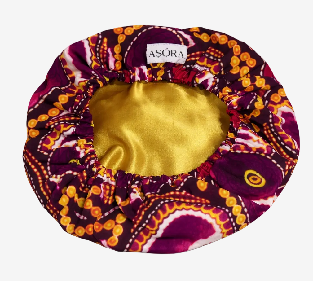 ASORA Bonnet Cap, satin-lined, Dara