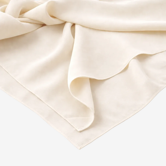 ASORA Medina Silk Scarf, Ivory