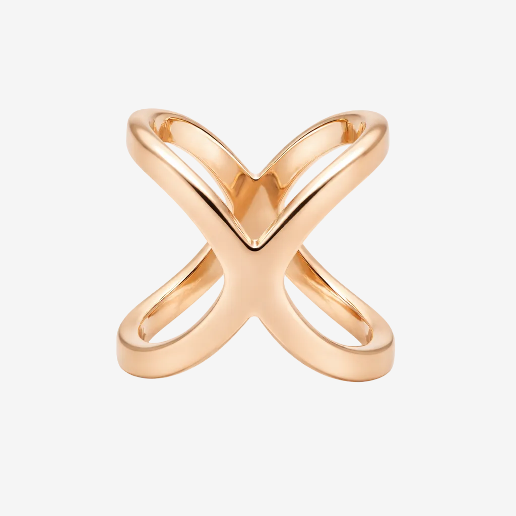 ASORA Scarf Ring, rose gold