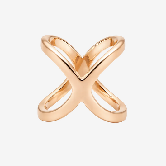 ASORA Scarf Ring, rose gold