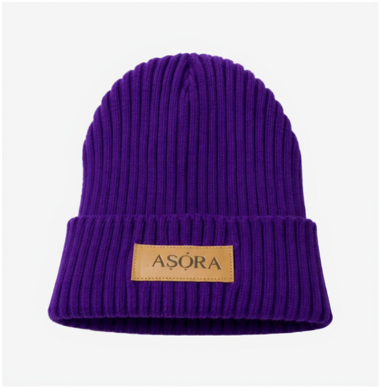 ASORA_Wool_blend_Winter_Beanie_Hat_Royal_Purple